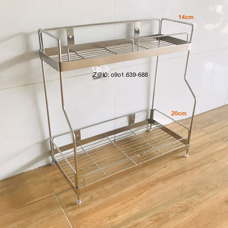 Kệ Gia Vị Inox 304 Sole 2 Tầng Để Bàn