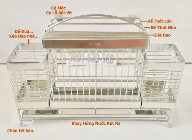 ke inox 304 dao thot khay