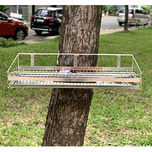 Kệ Inox 304 Có Khay 1 Tầng Treo appapa